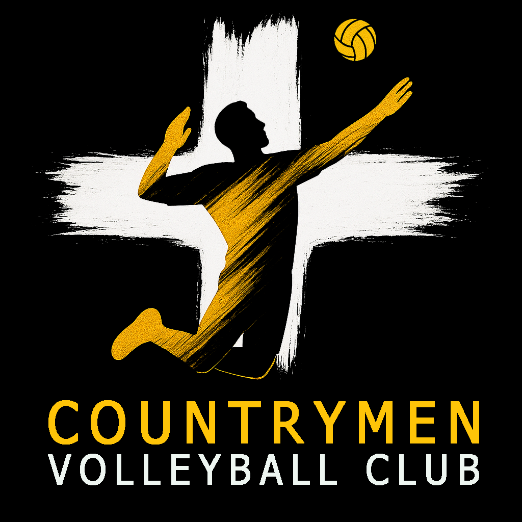 Country Men Volleball Club Logo with text